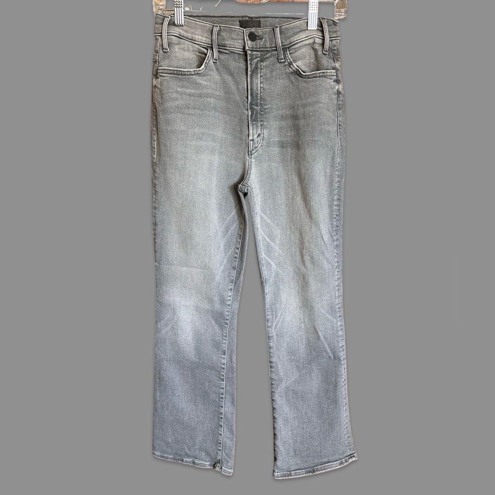 MOTHER the Hustler Ankle Jeans in Barley There Faded Gray Size 28 - Picture 3 of 9